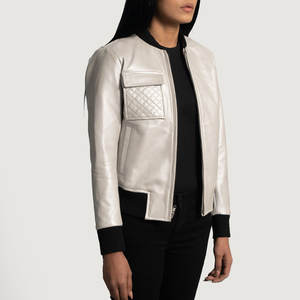 Veste en cuir pour femmes à manches longues, qualité supérieure, lavage durable, veste en cuir pour femmes - Product Image 2