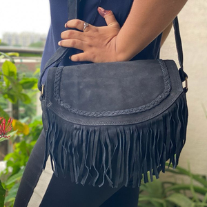 Sacs en cuir suédé pour femmes, sac à franges Boho, Unique et élégant, vente en gros - Product Image 3
