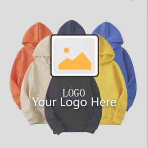 Sudadera con Capucha de Felpa Sólida con Efecto Ácido para Hombre, 100% Algodón/Poliéster, Transpirable, Diseño Desgastado para Invierno - Product Image 6