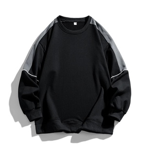 Alta calidad 100% algodón pulóver sudaderas de talla grande Logotipo de invierno de gran tamaño bordado lavado liso transpirable característica - Product Image 2