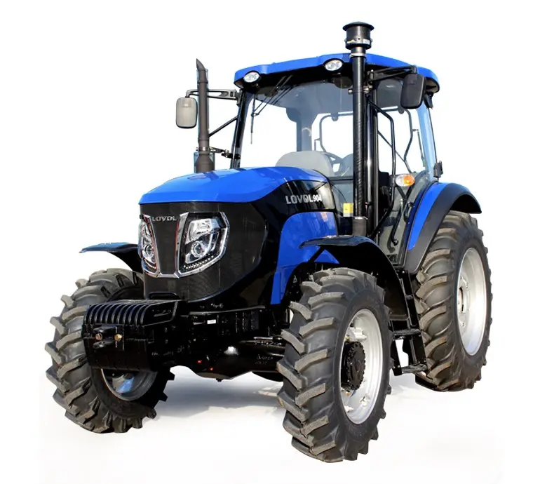 Lovol 50HP 37kw 504 çiftlik bahçe tarım makineleri mini traktör ekleri ile satılık