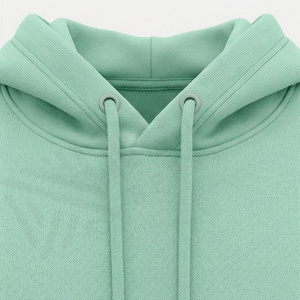 Sweat-shirt à capuche pour hommes, vente en gros usine, logo personnalisé, coton et polyester, couleur personnalisée, hiver, techniques de teinture unie, pull-over - Product Image 4