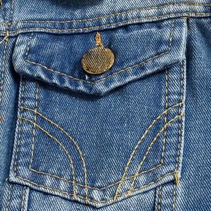Nouvelle arrivée Gilet en jean sans manches personnalisé pour hommes grande taille Design à la mode avec tissu en toile pour l'hiver - Product Image 4