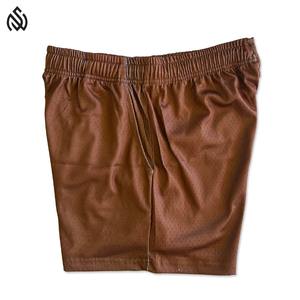 Short de gymnastique en maille personnalisé de haute qualité avec décoration à motifs et poches Expédition rapide depuis le Pakistan - Product Image 3