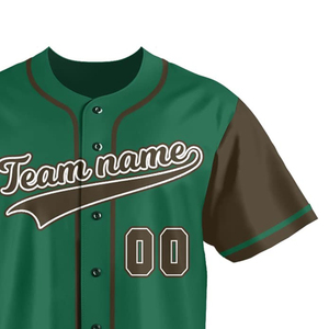 Vente en gros pas cher Prix 100% Polyester Maillots de baseball Impression par sublimation Maillots de baseball respirants Chemises de baseball pour hommes - Product Image 4