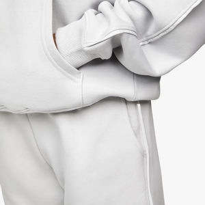 Sudadera con capucha sólida con estampado de logotipo personalizado de calidad superior para mujer, chándal de lana de algodón 100% de peso pesado, un conjunto Formal - Product Image 5