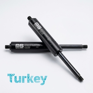 Resorte de Gas Universal Industrial de Alta Precisión, Fabricado en Turquía, Listo para Usar, Pistón de Amortiguador, 414 mm - 16.38 Pulgadas de Longitud, 750N 100N - Product Image 1