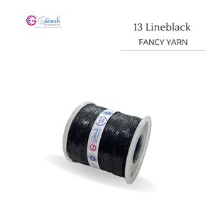 Suave y elegante hilo elegante de poliéster negro de 13 líneas para todas sus necesidades creativas hilo elegante de poliéster negro de 13 líneas para brillo - Product Image 2