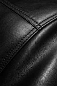 Veste en cuir véritable noire style vintage High Street avec fermeture éclair, veste en cuir classique personnalisée, fabricant en gros - Product Image 6