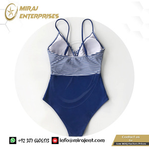 Monokini <strong>Girls</strong> Beach <strong>Bathing</strong> <strong>Suit</strong> Swimwear Banana Leaf Twist-Front Swimsuit Women Sexy V-neck Padded Cups