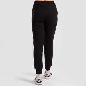Pantalon de jogging respirant noir taille mi-haute avec broderie décorative Elevate Motion - Product Image 3