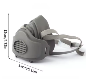 Respirador de Media Cara para Polvo Industrial, Máscara de Protección de Alta Eficiencia y Larga Duración - Product Image 2