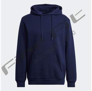 เสื้อกันหนาวมีฮู้ดแบบสวมหัวสำหรับผู้ชายเสื้อสเวตเชิ้ตแฟชั่นลำลองผ้าฝ้ายผสมสีพื้น - Product Image 1