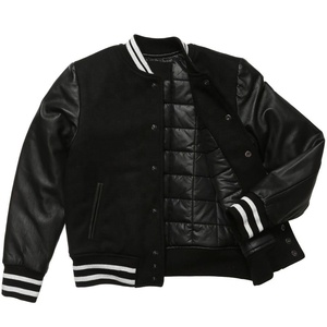 Veste universitaire pour homme en gros, prix de gros, col montant, capuche, coupe-vent, logo personnalisé, couleur, taille, décontractée, nouvelle mode, 100% laine - Product Image 5