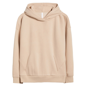 Sweat-shirts à capuche pour femmes avec logo personnalisé 2026, sweat-shirts amples brodés unis, 100% coton, sweat-shirts à capuche surdimensionnés pour femmes - Product Image 6