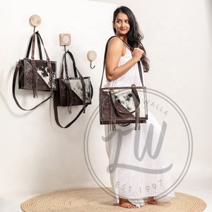 LW Women's Stylish Single <b>Strap</b> Cross Body Bag Genuine Leather Fringe <b>Shoulder</b> Sling for Girls Bohemian Style for Spring Winter - Product Image 1