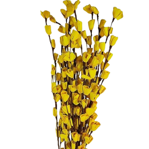 Flores de hojas de palma artificiales Ramo de palmeras decorativas para el hogar Boda y Día de San Valentín Flores decorativas - Product Image 5