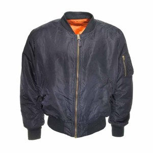 เสื้อแจ็กเก็ตบอมเบอร์สำหรับผู้ชายเสื้อแจ็คเก็ตมีซิปแบบหนาคอตั้งใส่ Ma1โลโก้ได้ตามต้องการ - Product Image 5