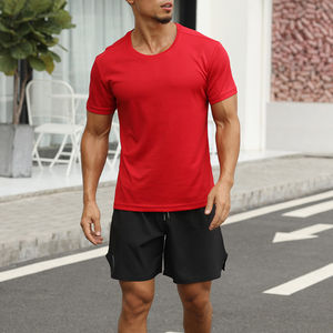 ชุดเสื้อผ้า2025ผู้ชายผ้าคอตตอนเนื้อนุ่มแขนสั้นสำหรับฤดูร้อนออกแบบได้ตามต้องการ - Product Image 6