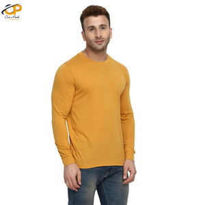 Camiseta informal de manga larga para hombre, camisa con Logo personalizado, venta al por mayor, alta calidad - Product Image 2