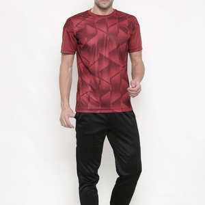 T-shirt sportif en polyester 100% respirant à séchage rapide, couleur personnalisée, design nouveau, coupe ample pour homme - Product Image 4