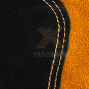 Wholesale Leather Hand Protective Working <b>Gloves</b> with Safety Cuff Anti-Slip & Fire Proof High Quality for Adults - Product Image 4