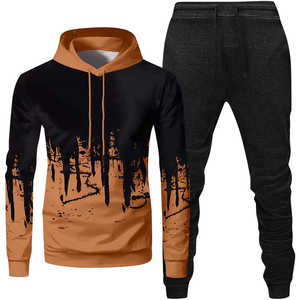 Survêtement pour hommes au design personnalisé Combinaison de sport de jogging à sublimation élégante Ensemble d'hiver avec haut et bas Dernier style - Product Image 1
