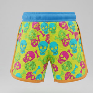 Pantalones Cortos Deportivos de Malla Sublimada para Hombre con Tecnología de Gestión de la Humedad para una Comodidad Fresca y Seca Durante el Deporte - Product Image 2