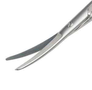 Source d'alimentation manuelle de ciseaux de pansement chirurgical en acier inoxydable émoussé de haute qualité pour les outils de soins de santé médicaux et dentaires - Product Image 6