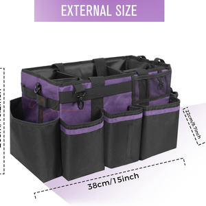 Bolsa DE ASEO multifuncional para jinetes ecuestres diseñada para sostener cepillos de caballos, peines, herramientas y accesorios de limpieza a la venta - Product Image 2