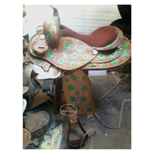 Selle en cuir occidentale la plus vendue avec selle de stock de chevaux de qualité supérieure pour usage équestre - Product Image 4