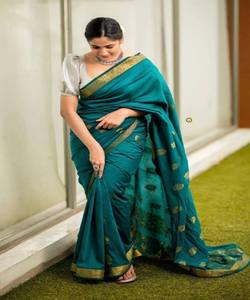 Most Fashionable and Attractive Beautiful <b>pink</b> Color Saree with Multi Color Unstitched Blouse Traditional Wear Rich Look Apparel - Product Image 6