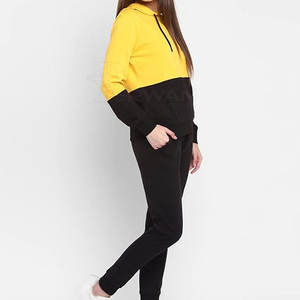 Uso al aire libre Ropa de mujer Color personalizado Mujeres Chándal Bajo Moq Diseño personalizado Algodón Mujeres Chándales - Product Image 4