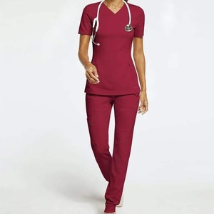Traje médico de alta calidad para enfermera, médico y enfermera uniforme de trabajo, conjuntos de uniformes de hospital, uniforme de salón de belleza - Product Image 4