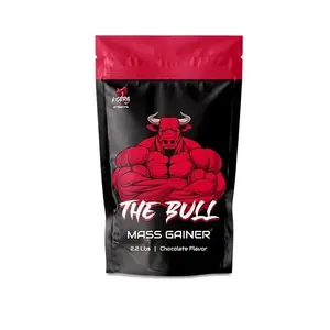 Hot Sell 2023 Kobra Labs The Bull Mass Gainer Chocolate Flavor Pack For Men Usable Mass Grain Powder By Exporters