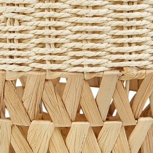 ตะกร้าใส่ของสานจากหญ้าทะเลสานสำหรับตกแต่งบ้านตะกร้าสานจากเวียดนาม - Product Image 6