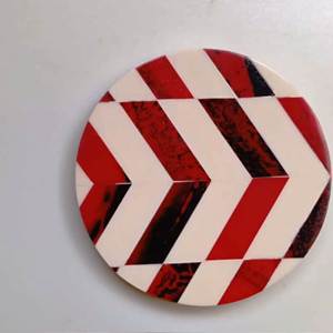 1 Hot Selling <b>Wooden</b> Marble Resin Customized Coaster Set with Natural & Customized Color Made in India - Product Image 5