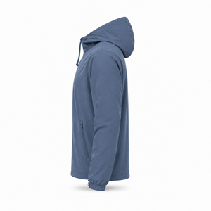 Veste coupe-vent à capuche pour homme personnalisée, polyester léger, résistant à l'eau, randonnée en plein air, décontractée, OEM ODM, étiquette privée, vente en gros - Product Image 6