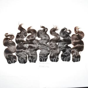 Cutícula virgen cruda alineada sin procesado químico proveedor natural bodywave ninguno desprendimiento paquetes templo cabello humano vietnamita - Product Image 3