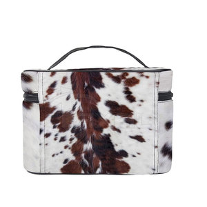 High Quality Cowhide <b>Toiletry</b> <b>Bags</b> Cowhide Cosmetic <b>Bag</b> <b>for</b> <b>Men</b> Women - Product Image 3