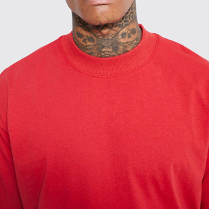 High Quality 100% Cotton Luxury Quality Drop Shoulder Custom logo Desgin Streetwear Plain <b>Tshirt</b> for Men - Product Image 3