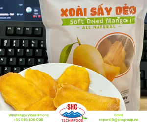 Tranches de mangue séchée vietnamienne de qualité supérieure, naturellement sucrées, moelleuses et croquantes, sans sucre ajouté, emballées sous vide, en vrac, 10 kg, Dong Thap TECHMIFOOD - Product Image 5