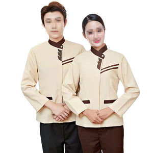 Haute Qualité Nouveau Design Coton Hôtel Restaurant Cuisine Chef Uniforme Personnalisé Couleur Hôtel Manteaux Avec Pantalon À Bas Prix - Product Image 2