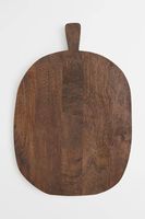 Planche à découper ovale en bois de Neem, ustensile de cuisine écologique, antibactérienne, avec rainure pour la poignée, compatible lave-vaisselle, légère