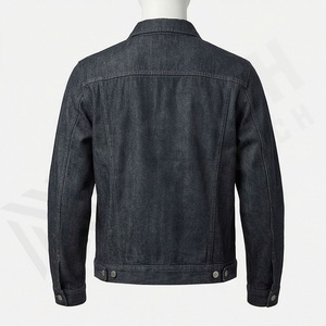 Veste en jean décontractée tendance personnalisable pour femmes, confortable, lavage vintage, tissu tissé teinté, anti-rides, design d'hiver - Product Image 2