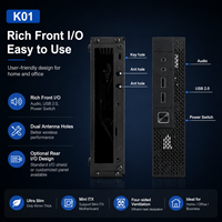 Boîtier Mini ITX K01 ultra fin, 45 mm de profondeur, châssis de bureau SFF, prend en charge Mini ITX 170*170 mm, boîtier PC industriel OEM ODM