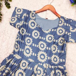 Free-Spirited Bohemian Maxi <strong>Dress</strong> Summer Styling with Colorful Ethnic Pattern Romantic Puff Sleeves Tiered Skirt &amp; A-Line Fit