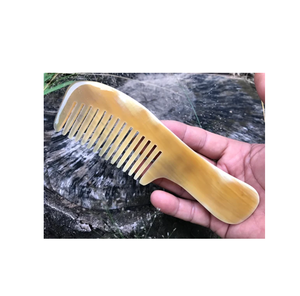 Peigne poli corne de buffle conception Unique amour Style sel lampe décoration Salon poils design de qualité supérieure - Product Image 1