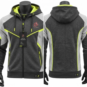 Sweat-shirt à capuche unisexe en coton 100% respirant et thermique, avec logo brodé personnalisé, coupe ample, de haute qualité, en gros, pour hommes - Product Image 6