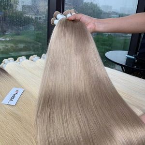 Cheveux bruts vietnamiens de qualité supérieure Ondulés naturels sans perte de cheveux Extrémités saines doublement étirées et doublement étirées pour l'exportation - Product Image 1